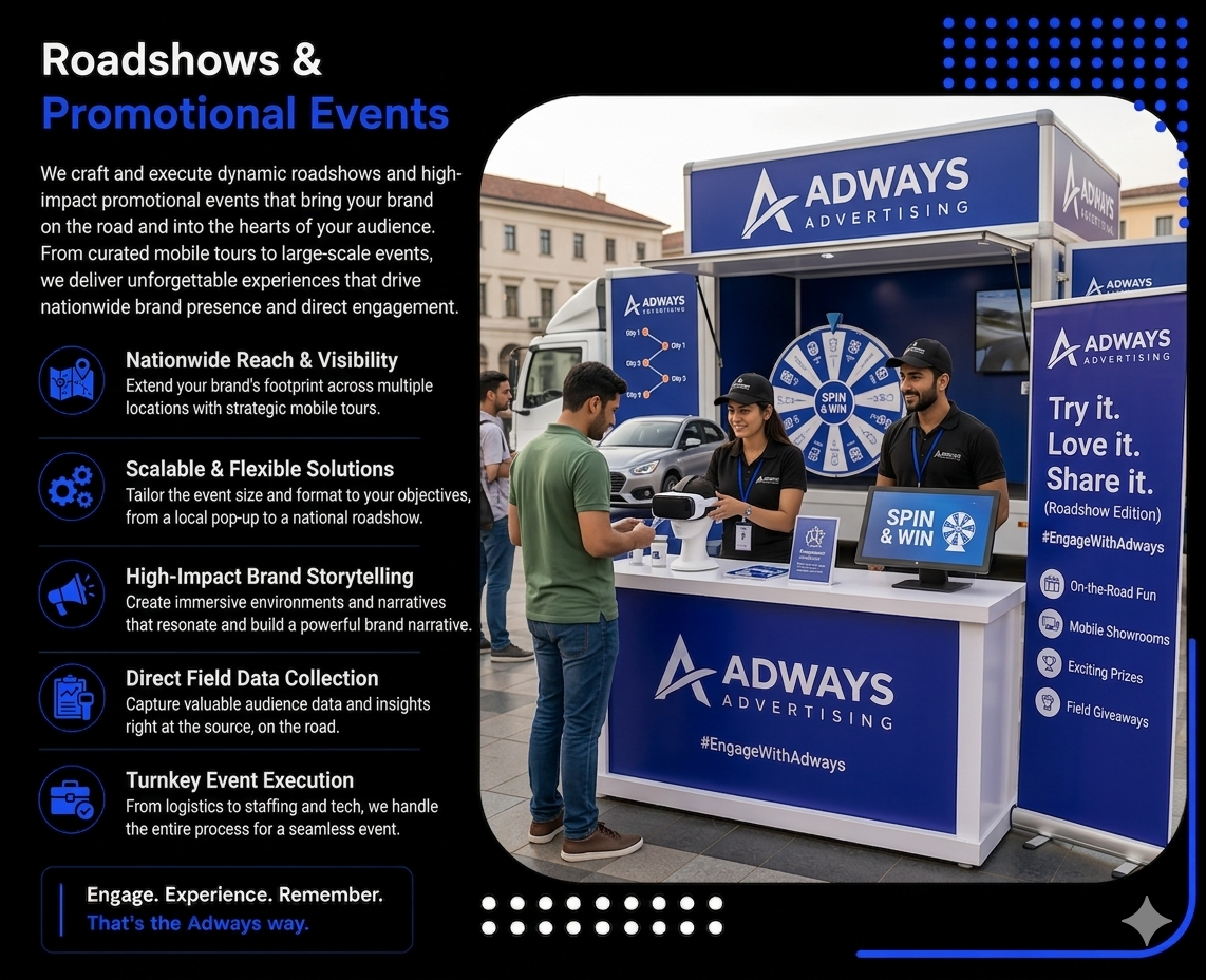 Roadshows & Promotional Events